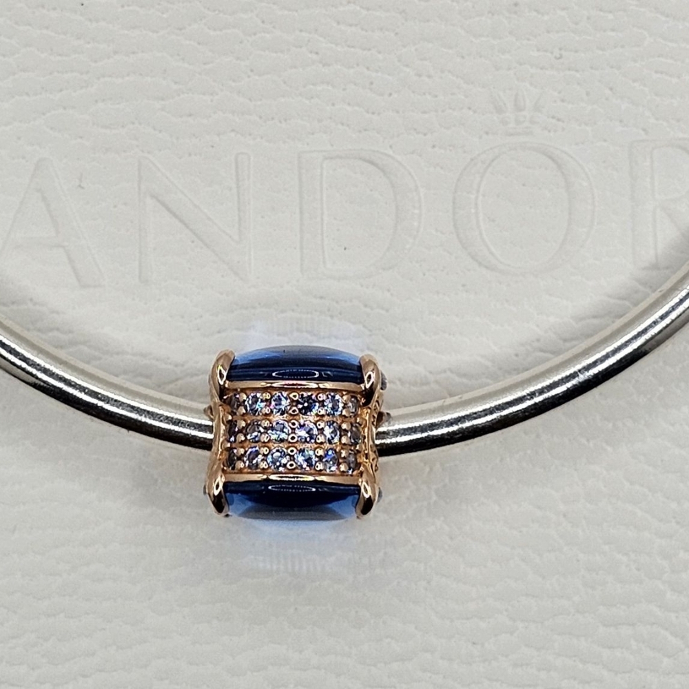 🎁Authentic Pandora ROSE CABOCHON CHARM - Picture 6 of 7